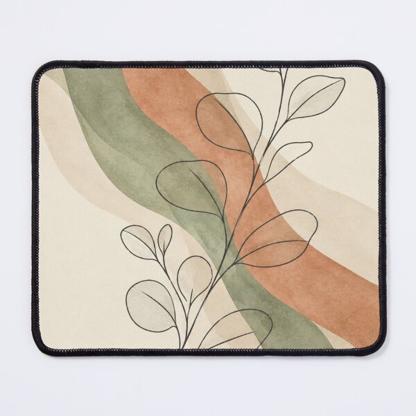 Item preview, Eucalyptus Branch Ribbon Bands | Sage Green Terracotta Botanical Wall Art designed and sold by Zaramodo.