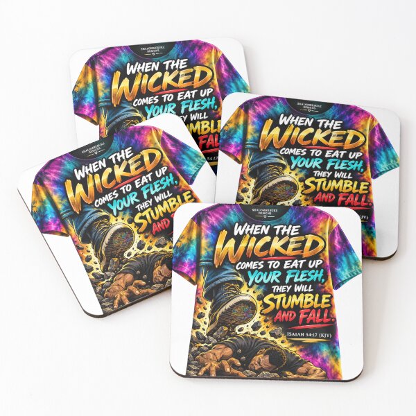 Item preview, When the Wicked Come to Eat Up Your Flesh, designed and sold by ShalomRebuke Illustartions and more..