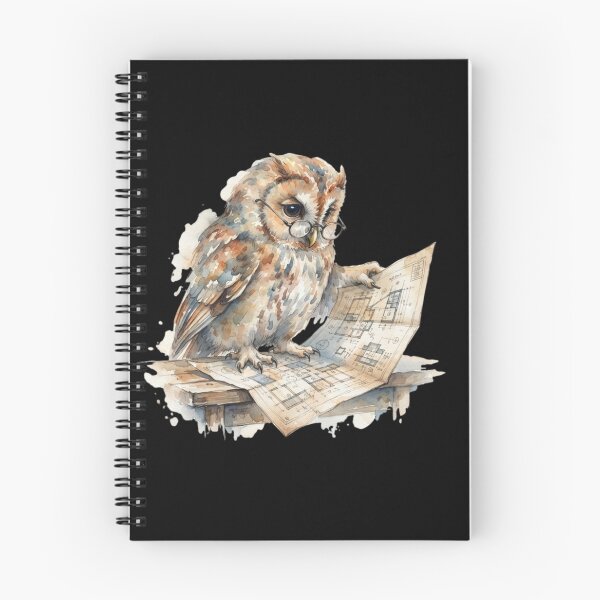 Item preview, Wise Owl Architect Blueprint designed and sold by bvdesignart.