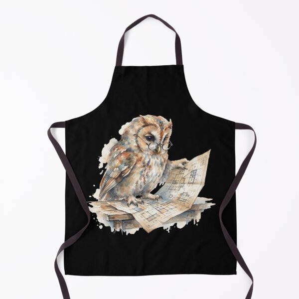 Item preview, Wise Owl Architect Blueprint designed and sold by bvdesignart.