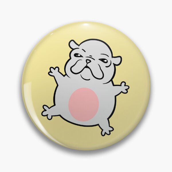 Item preview, Cute Chubby Dog illustration with a Pink Belly drawing designed and sold by magdalenanegra.