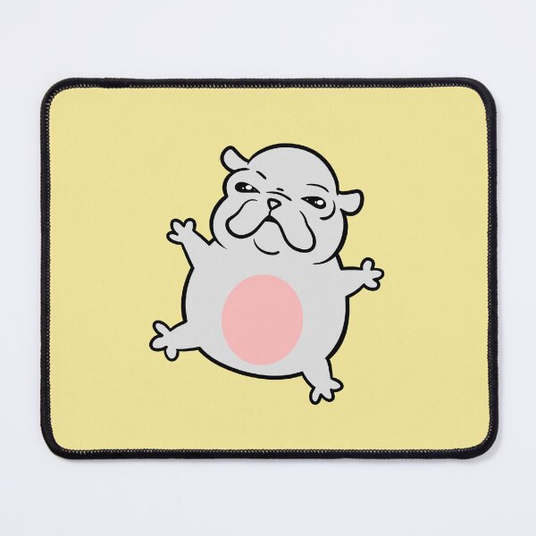 Item preview, Cute Chubby Dog illustration with a Pink Belly drawing designed and sold by magdalenanegra.