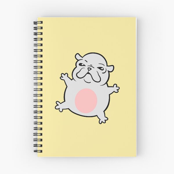 Item preview, Cute Chubby Dog illustration with a Pink Belly drawing designed and sold by magdalenanegra.