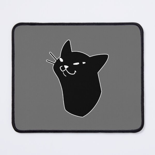 Item preview, Smug Black Cat with Mischievous Side Eye drawing designed and sold by magdalenanegra.