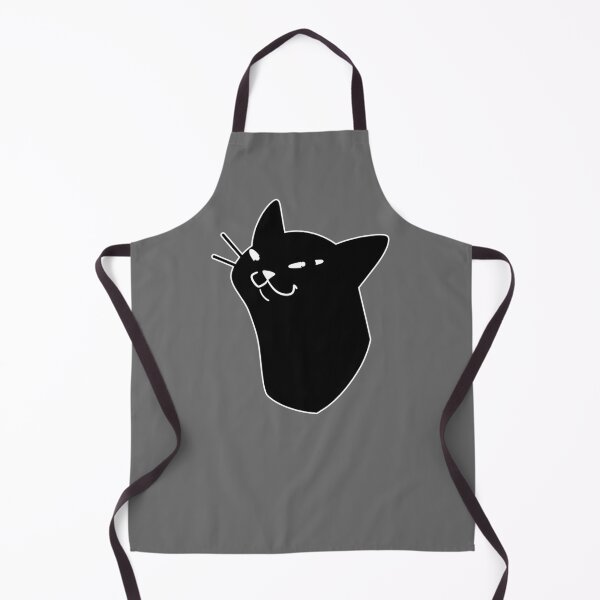 Item preview, Smug Black Cat with Mischievous Side Eye drawing designed and sold by magdalenanegra.