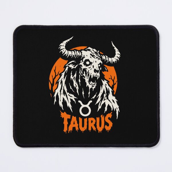 Item preview, Taurus Zodiac Sign Horror Halloween Vibes designed and sold by mazyoy.