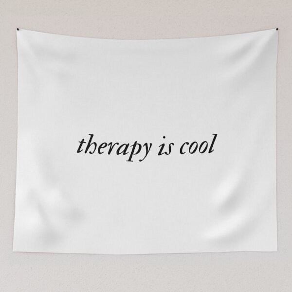 Item preview, Therapy Is Cool | Mental Health designed and sold by The Turquoise Brush.