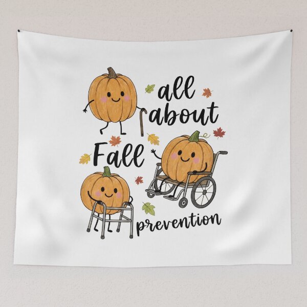 Item preview, All About Fall Prevention Pumpkin Design designed and sold by SoyLamderma.