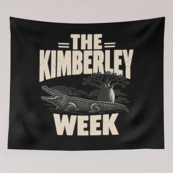 Item preview, The Kimberley Western Australia Croc Boab Retro designed and sold by Yellowriversss.