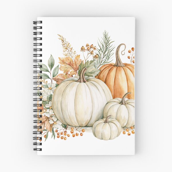 Item preview, Autumn pumpkin illustration harvest floral watercolor, rustic seasonal arrangement warm feeling designed and sold by Lucky-jl.