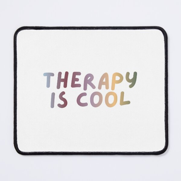 Item preview, Therapy Is Cool | Mental Health designed and sold by The Turquoise Brush.