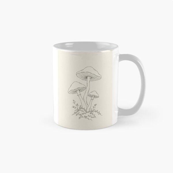 Item preview, Wild Mushroom Cluster | Minimalist Cottagecore Line Art designed and sold by Zaramodo.
