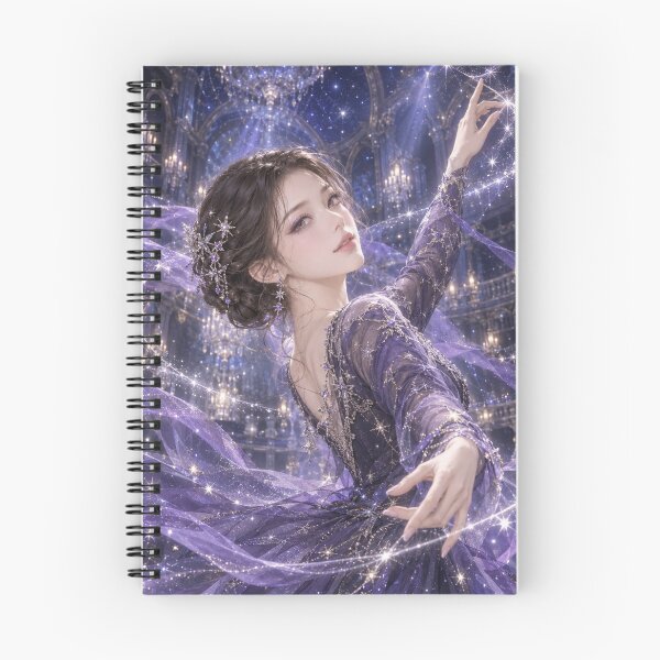 Item preview, Violet Star Pas de Deux – Ballet Reverie designed and sold by SEIMEI2025.