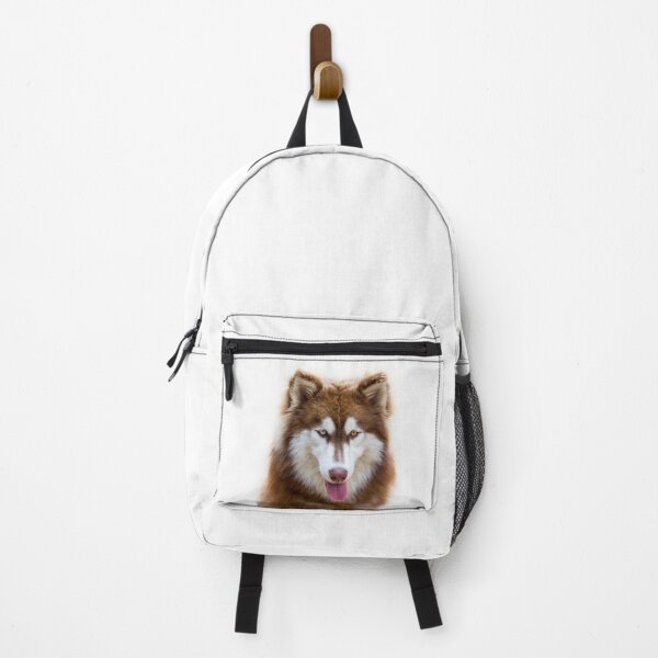 Item preview, Panting Long-Haired Red Alaskan Malamute Dog designed and sold by VanGaldo.