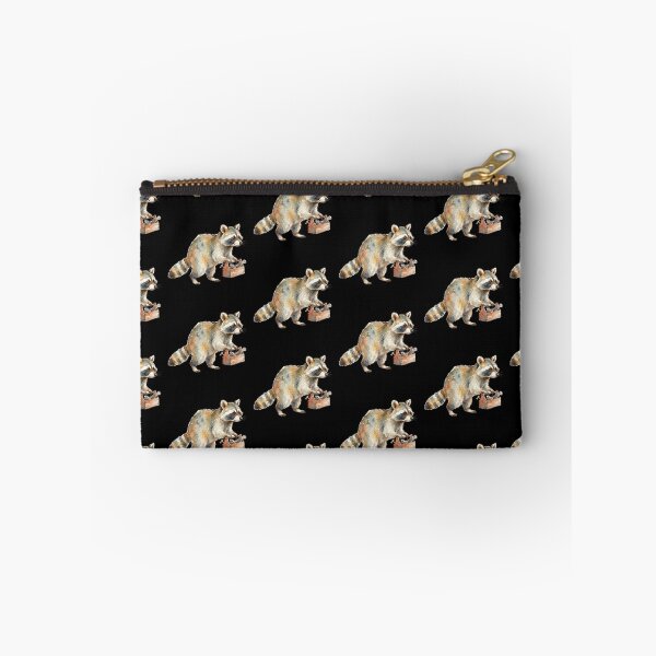 Item preview, Watercolor Raccoon Carrying A Tool Box designed and sold by bvdesignart.
