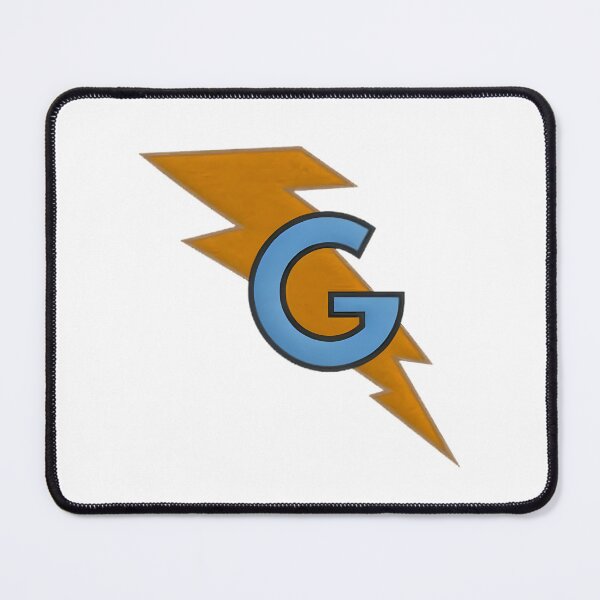 Item preview, Supergrover Inspired Felt Lightning Bolt G Logo Design designed and sold by styleluxscom.