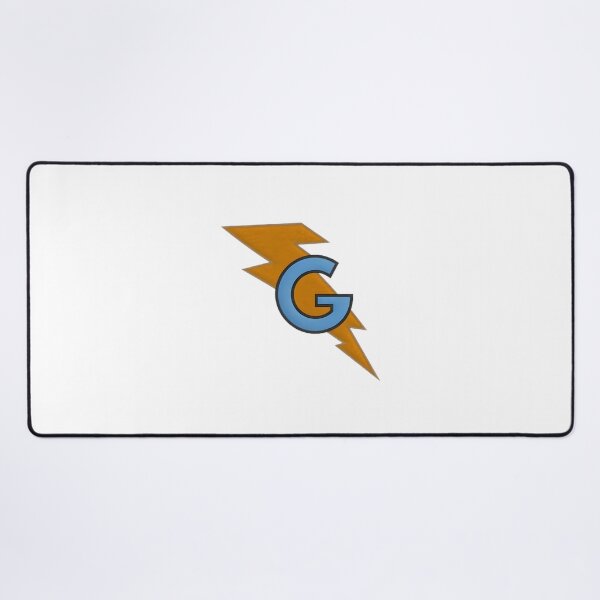 Item preview, Supergrover Inspired Felt Lightning Bolt G Logo Design designed and sold by styleluxscom.