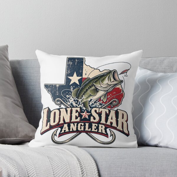 Aperçu de l'œuvre Lone Star Angler – Pêche au Texas créée et vendue par erkancept.