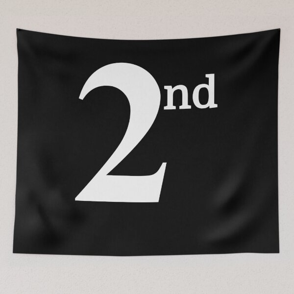 Item preview, 2nd Second Large Text Funny Winning Ironic Award designed and sold by KNUXX Shop.