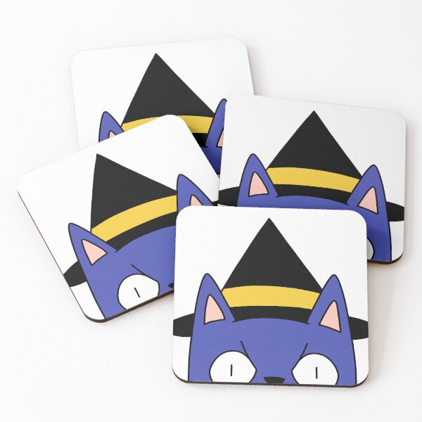 Item preview, witch cat peeking designed and sold by motherbrainart.