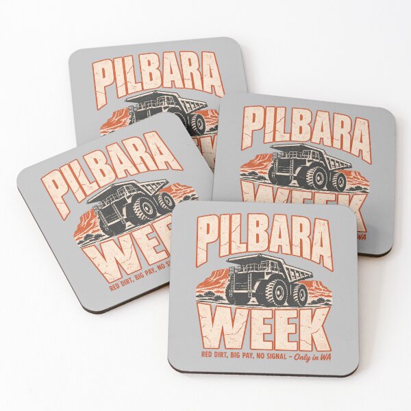 Item preview, Pilbara Western Australia Haul Truck Red Dirt Aussie Trip designed and sold by Yellowriversss.