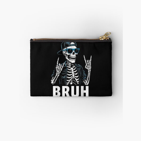 Item preview, Cool Bruh Skeleton Rock On Halloween Men Teens Boys Kids  designed and sold by River Silva.