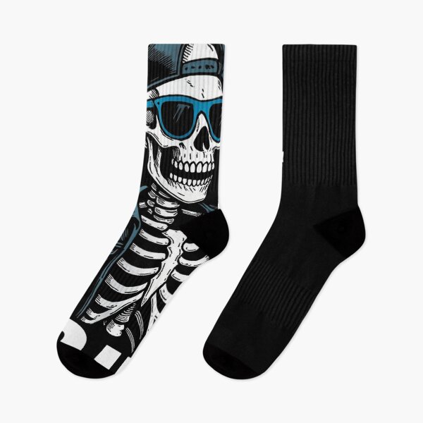 Item preview, Cool Bruh Skeleton Rock On Halloween Men Teens Boys Kids  designed and sold by River Silva.