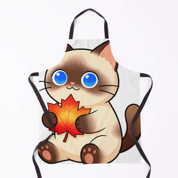 Item preview, Cute Ragdoll Cat Hugging Scarlet Autumn Maple Leaf designed and sold by pumsquare.