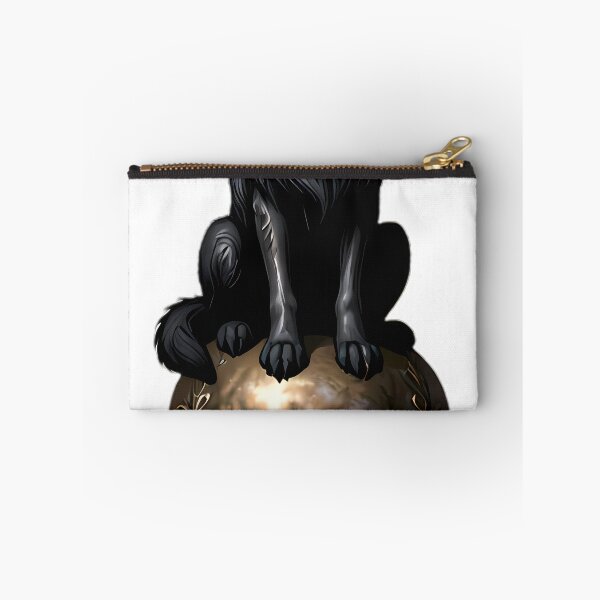 Item preview, Gothic Shadow Wolf Carved Bronze Memento Mori Skull designed and sold by IllumeInk.