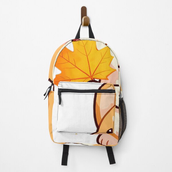 Item preview, Cute Corgi Puppy Hugging Golden Autumn Maple Leaf designed and sold by pumsquare.