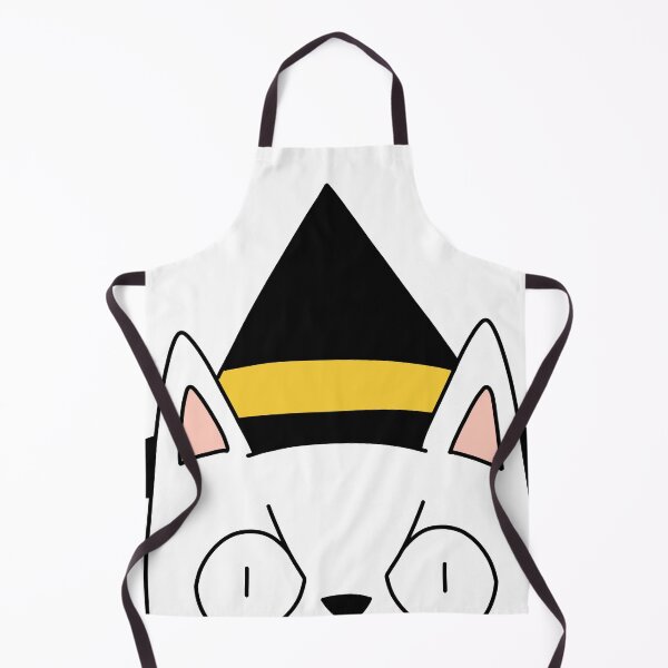 Item preview, witch cat peeking - white designed and sold by motherbrainart.
