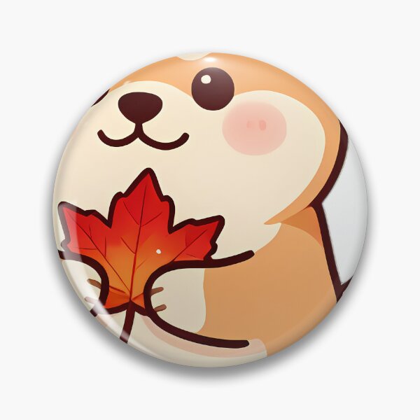 Item preview, Cute Shiba Inu Hugging Fiery Scarlet Maple Leaf designed and sold by pumsquare.