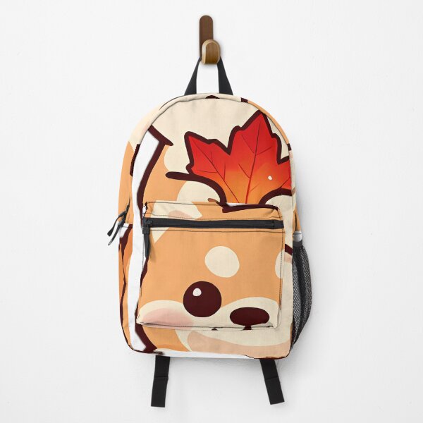Item preview, Cute Shiba Inu Hugging Fiery Scarlet Maple Leaf designed and sold by pumsquare.