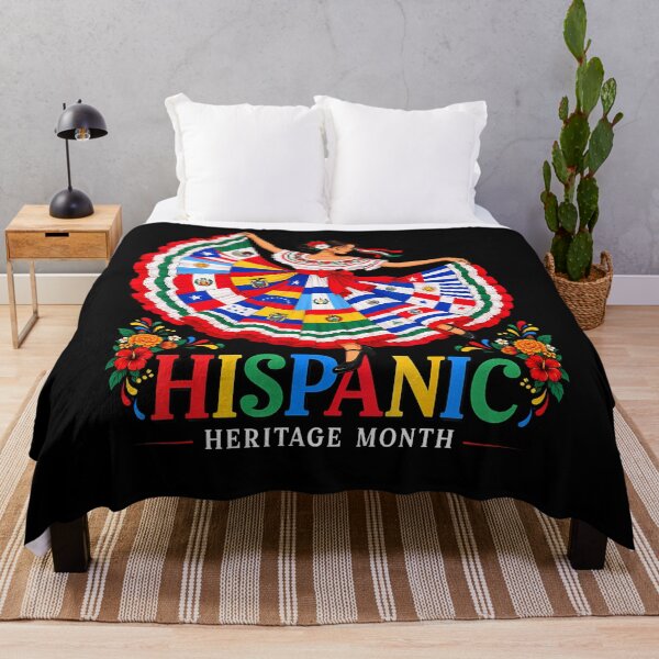 Item preview, Celebrate Hispanic Heritage Month Boho Floral Latino designed and sold by Alzasshop.