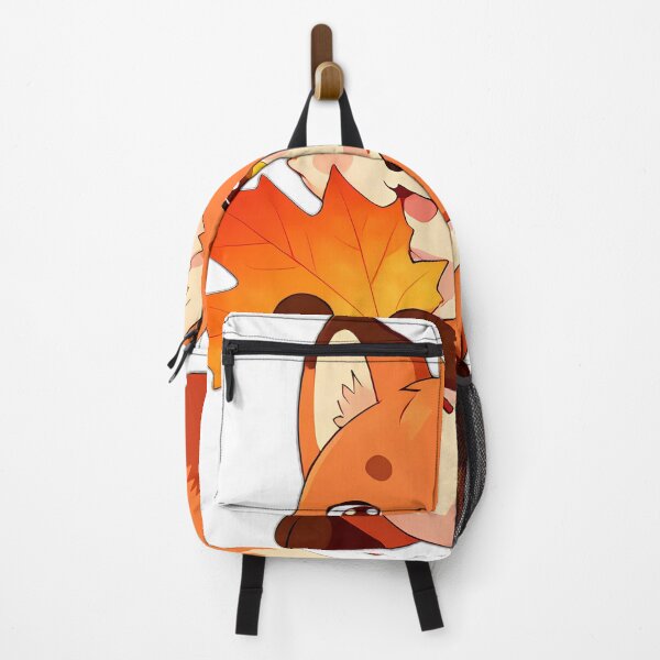 Item preview, Cute Baby Fox Hugging Blazing Orange Maple Leaf designed and sold by pumsquare.
