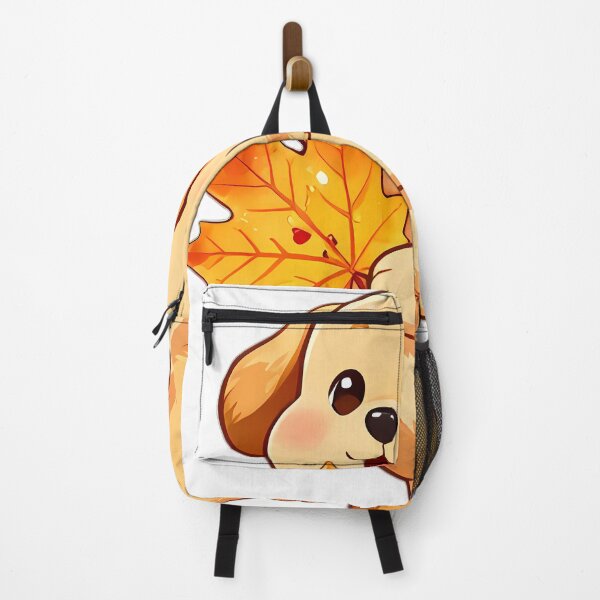 Item preview, Cute Golden Retriever Puppy Hugging Toasted Maple Leaf designed and sold by pumsquare.