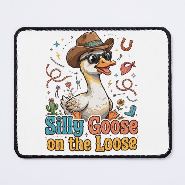 Item preview, Funny Cowboy Goose Silly On The Loose` designed and sold by zwnexura.