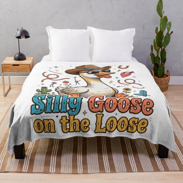 Item preview, Funny Cowboy Goose Silly On The Loose` designed and sold by zwnexura.