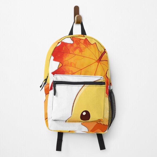 Item preview, Cute Baby Duckling Hugging Crimson Maple Leaf designed and sold by pumsquare.
