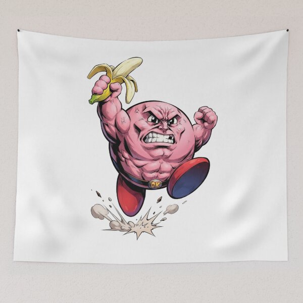Item preview, Buff Pink Warrior Holding Banana Power designed and sold by Alaric4you.
