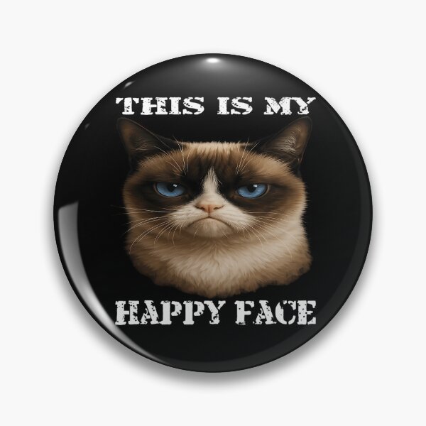 Item preview, Grumpy Cat - This Is My Happy Face  designed and sold by coucleart.