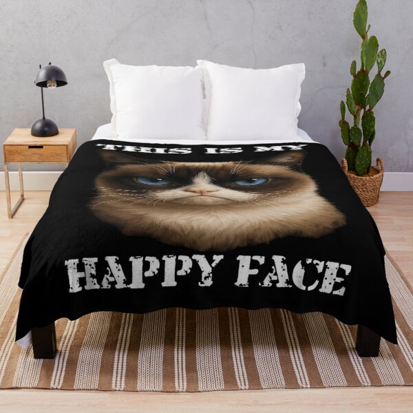 Item preview, Grumpy Cat - This Is My Happy Face designed and sold by coucleart.