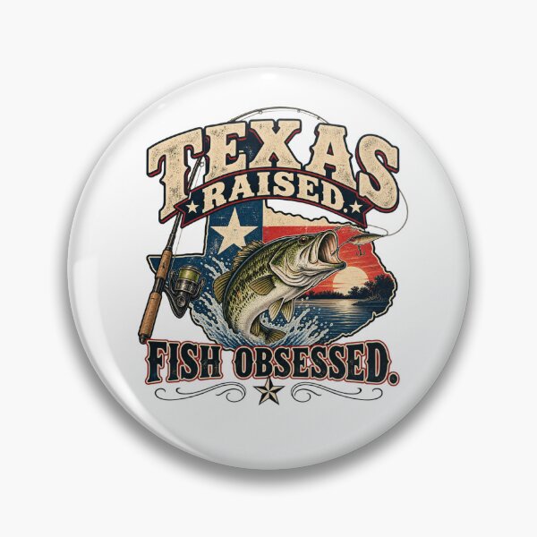 Item preview, Texas Raised Fish Obsessed designed and sold by erkancept.