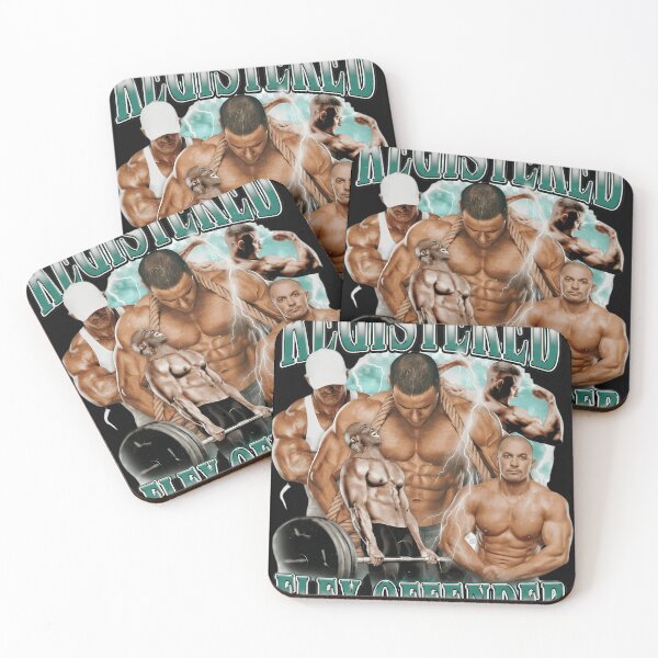 Item preview, Registered Flex Offender Gym Meme  designed and sold by Richie-I-think.