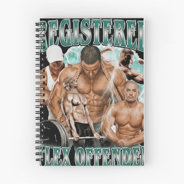 Item preview, Registered Flex Offender Gym Meme  designed and sold by Richie-I-think.