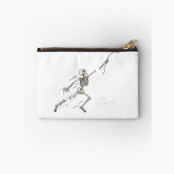 Item preview, Well That Went Well Skeleton | Funny Dark Humor Halloween Red Balloon designed and sold by inkfluenceart.