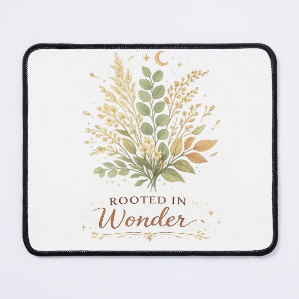 Item preview, Rooted in Wonder Celestial Botanical Moon Earthy Nature Art Design designed and sold by inkoutninja.