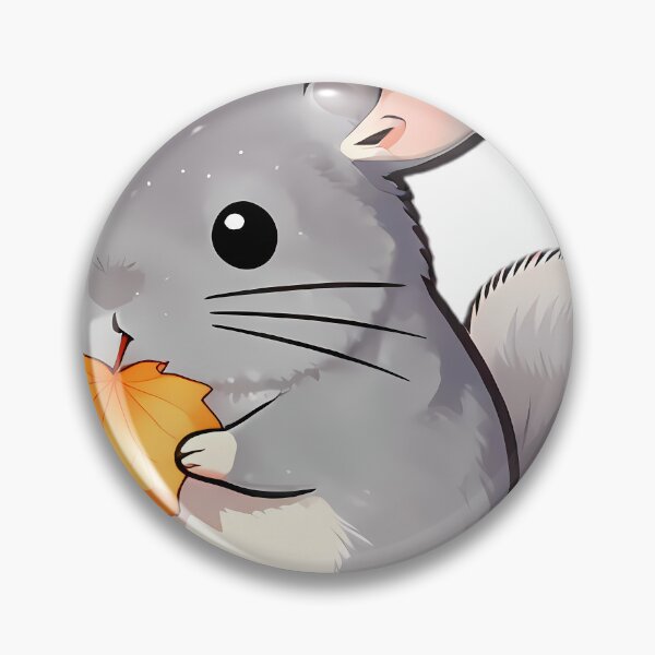 Item preview, Cute Chinchilla Hugging Golden Apricot Maple Leaf designed and sold by pumsquare.