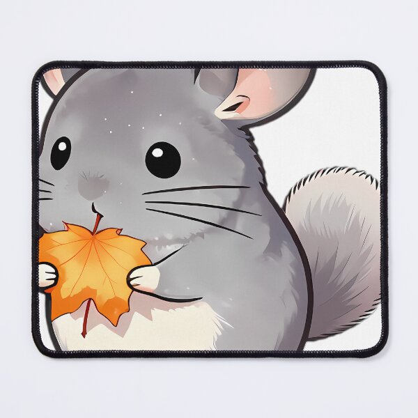 Item preview, Cute Chinchilla Hugging Golden Apricot Maple Leaf designed and sold by pumsquare.