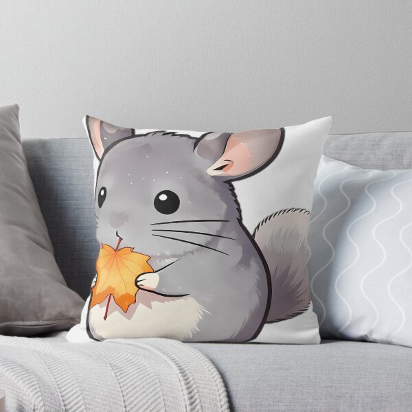Item preview, Cute Chinchilla Hugging Golden Apricot Maple Leaf designed and sold by pumsquare.